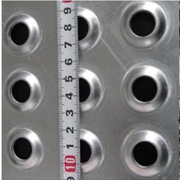 round hole perforated anti skid plate